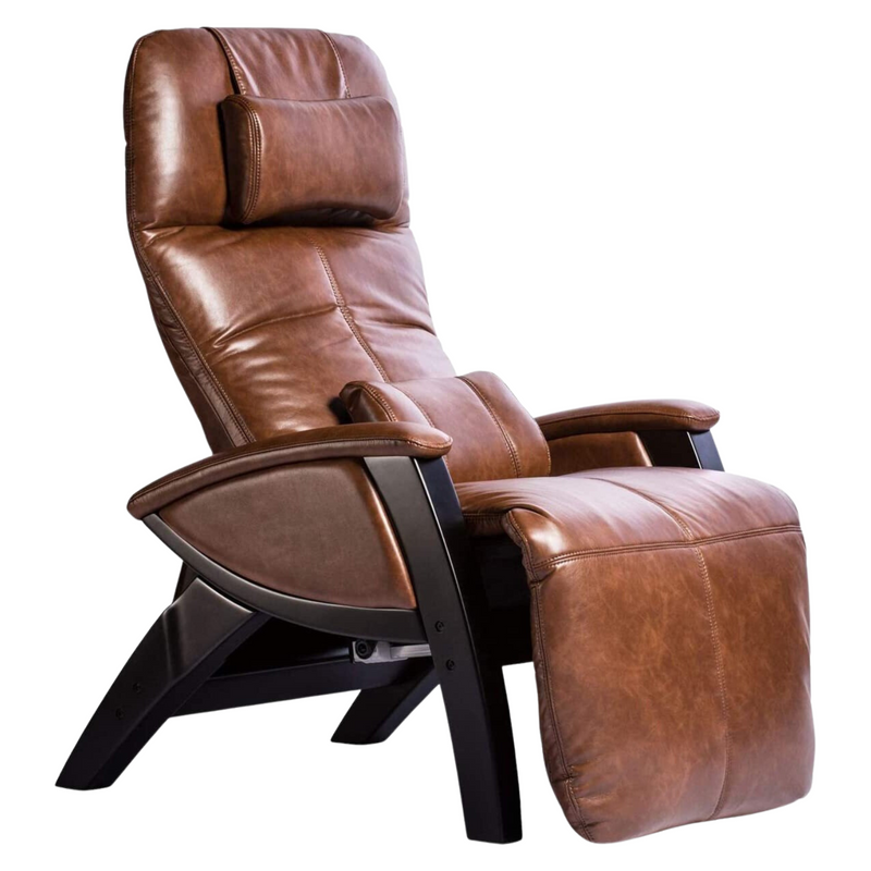 Svago ZGR Plus Cognac/ Black Wood Zero Gravity Recliner (SV395-86-BL)