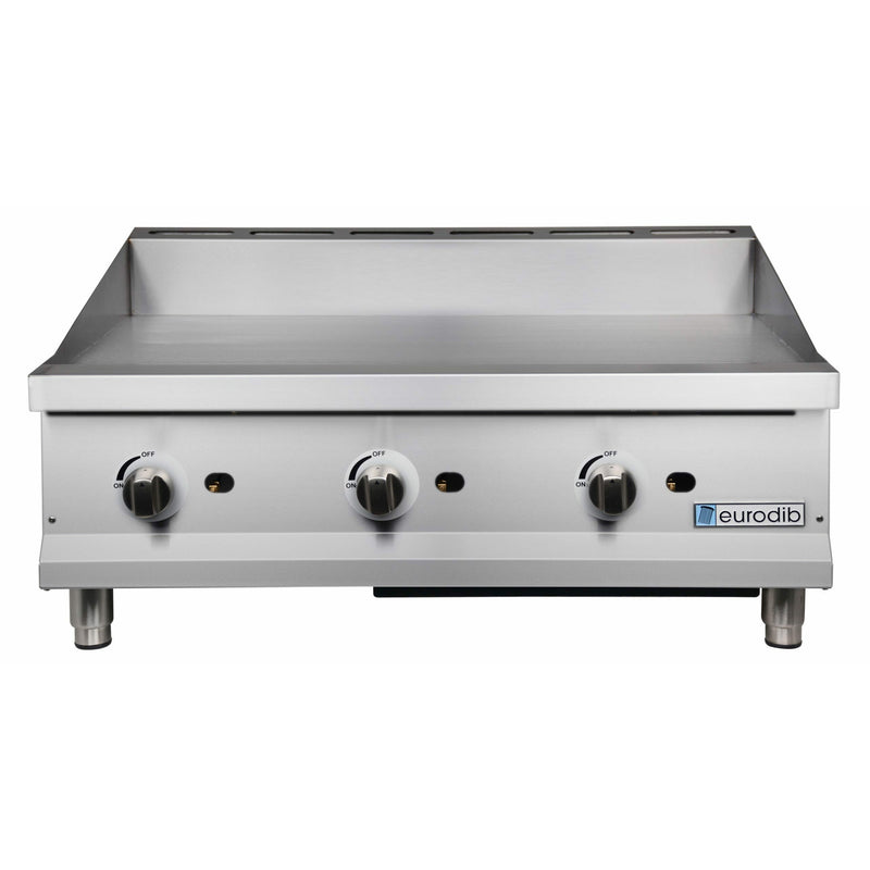 Eurodib 36'' Natural Gas Griddle with Manual Control (T G36)