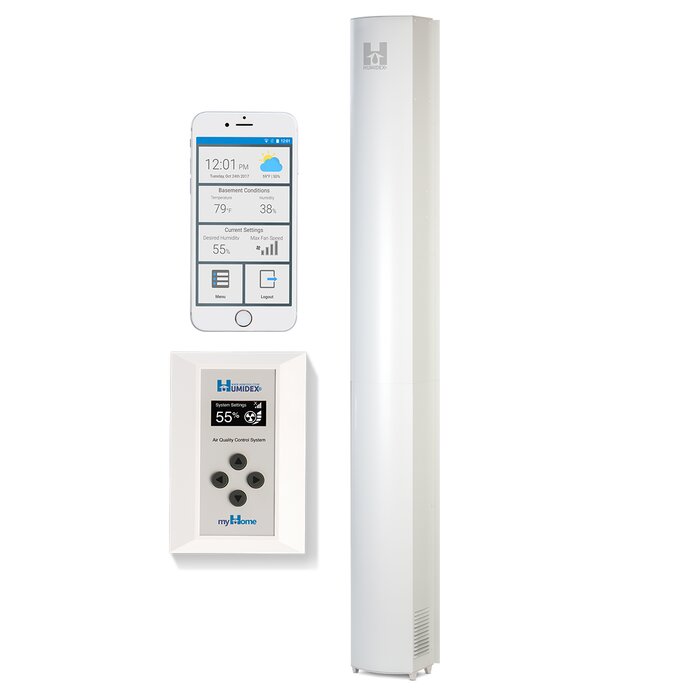 Humidex Basement Unit with HCS & myHome Wireless and Mobile Application (HCS-BmH-Hdex)