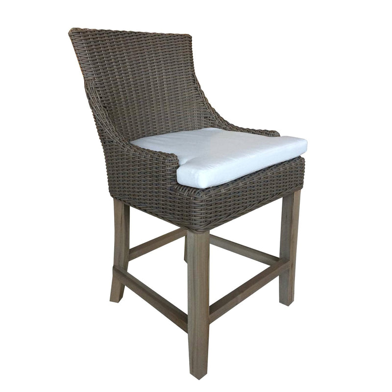 Padma's Plantation Outdoor Alfresco Barstool - Outdoor Kubu (OL-ALF14-ECO)