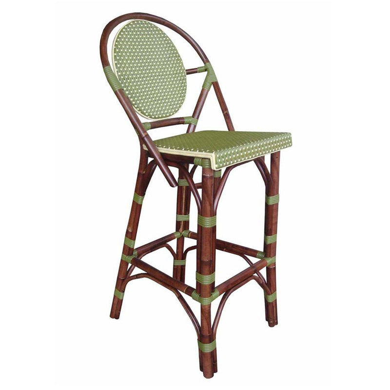 Padma's Plantation Paris Bistro Barstool - Green (PBA14-GRN)