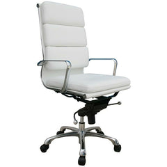 J&M Plush High Back Office Chair