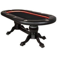 BBO Elite Alpha 94"  LED Sunken Playing Surface Poker Table (2BBO-ELTA)